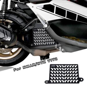 Radiator Cap for Yamaha NMAX V2 & V3 - Black/Silver Nickel